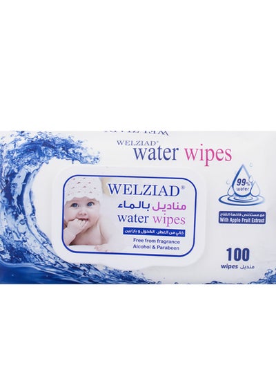 Buy Wipes with water, fragrance-free - 100 pieces in Saudi Arabia