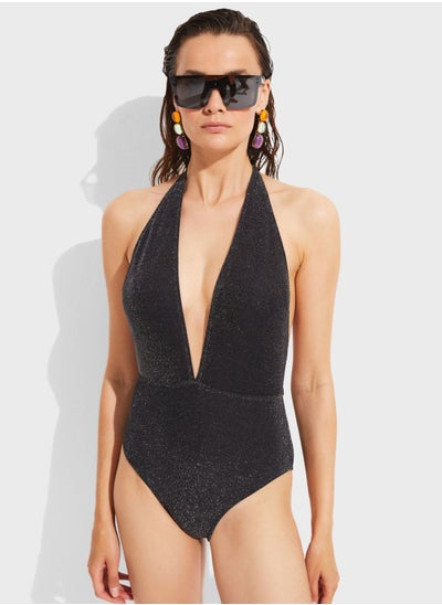 Buy Surplice Neck Swimsuit in UAE