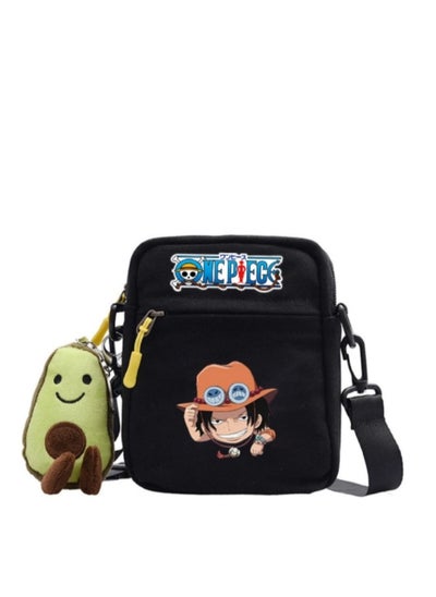 Buy Anime One Piece Lufei Skew Straddle Bag Small Square Bag One Shoulder Backpack in Saudi Arabia