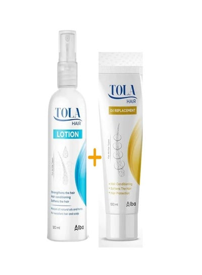 Buy TOLA HAIR LOTION + OIL REPLACEMENT KIT in Egypt