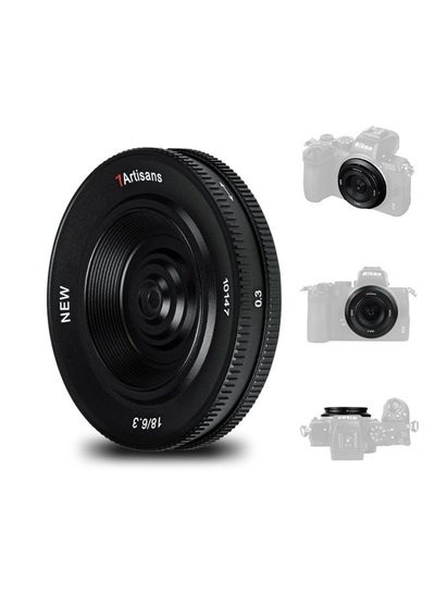 اشتري 18mm F6.3 II UFO Lens, Compatible with APS-C Nikon Z-Mount Cameras Z50 ZFC Z30 and Z5 Z6 Z7 Z6II Z9 Under APS-C Mode في الامارات