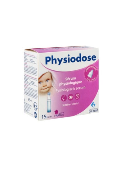 Buy Physiodoses Physiological Saline Solution 15X5ml in UAE