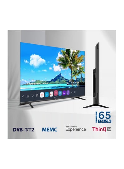 Buy 65-Inch Smart LED WebOS TV, 4K UHD HDR, 164 CM (65) B65UHD4EKC, Apple TV, Bezel-less Design, Dolby Audio, Magic Remote, ThinQ AI, MEMC, BT 5.1, 1.5 GB RAM & 8 GB ROM in UAE
