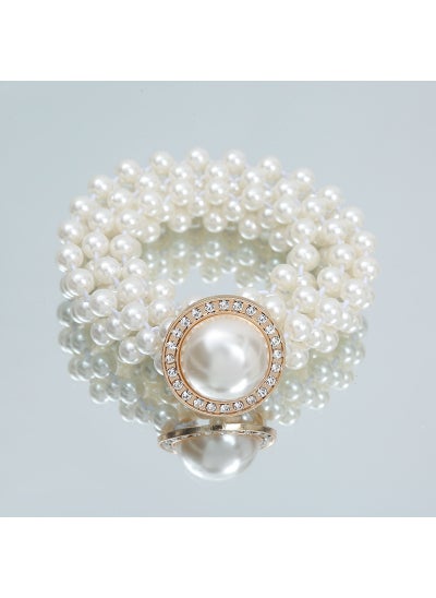 Buy Elegant Pearl Waist Chain for Dressesbig round bead gold big round bead gold in UAE