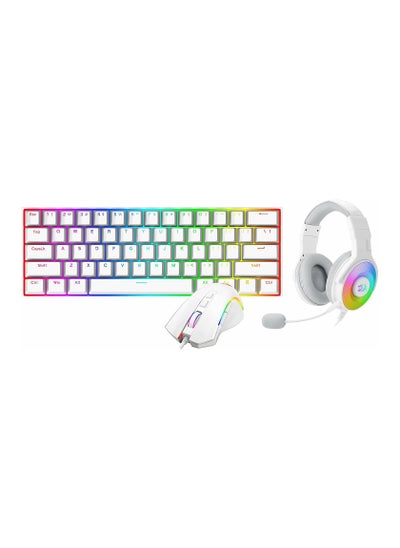 Buy Redragon 3in1 combo: K630W-RGB + M607W+ H350W-RGB-1 in UAE