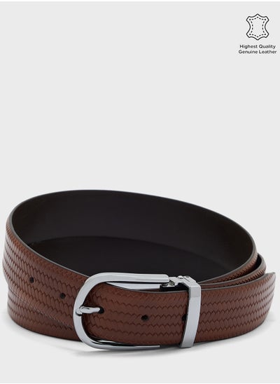 Buy Genuine Leather 35Mm Resizable Formal Belt in UAE