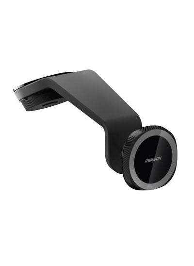 Buy Remson Magnetic Car Mount Phone Holder for Dashboard and Windshield 360° Adjustable with Metal Plate Compatible for iPhone 14/13/12 Series and All Phones in UAE