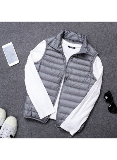 Buy Couples Casual Puffer Vest New CollectionGray Men's vest Gray Men's vest in UAE