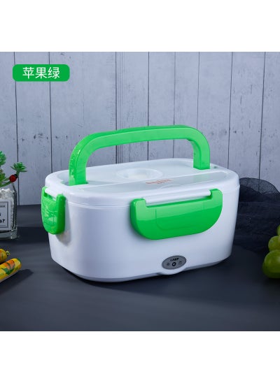 اشتري Cross-border Electric Lunch Box Heat Preservation Heating Lunch Box Self-heating Car Portable Plug-in Rechargeable Lunch Box Household Gift Green في الامارات