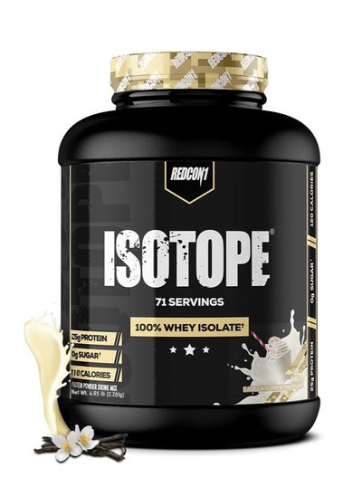 Buy Isotope 100% Whey Isolate Protein - Vanilla - (71 Servings) in Saudi Arabia