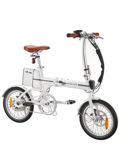 اشتري Electric Adult Folding Bike 250W Motor, 25KM/H,40KM of Range Folding Electric Bike, Beach, Snow, Mountain Electric Bikes في الامارات