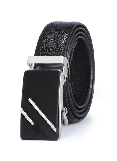 اشتري 125CM Creative Casual Versatile Wear Resistant Leather Automatic Buckle Belt في الامارات