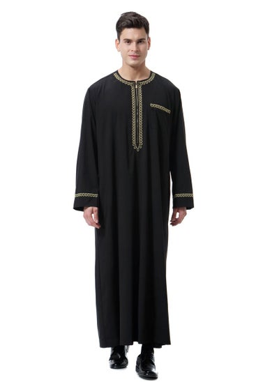 اشتري Muslim Arab Men Thobe Thawb Caftan في الامارات