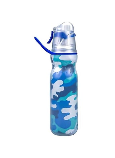 Buy Spray Water Bottle Kids,590ML Cool Mist Water Bottle with Three-Layer Heat Insulation,Leakproof Drinking Bottle for Cycling and School ，No BPA (Camo Blue) in UAE