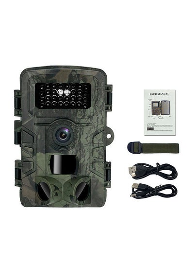 Buy 36MP 1080P Day Night Photo Video Taking Camera Multi-function Outdoor Huntings Animal Observation House Monitoring Camera IP54 Waterproof 2.0 Inch Display 12 Languages with 34 Infrared Lights Camera in UAE