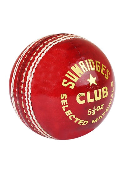 Buy Club Cricket Ball (Red) | Faux Leather |Junior in Saudi Arabia