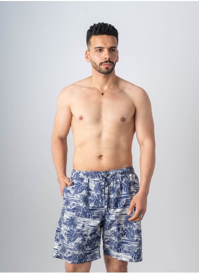 Buy Tropical blue  swimsuit short in UAE