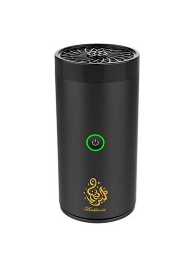 Buy USB Rechargeable Electric Incense Burner Black 14x6x6cm in Saudi Arabia