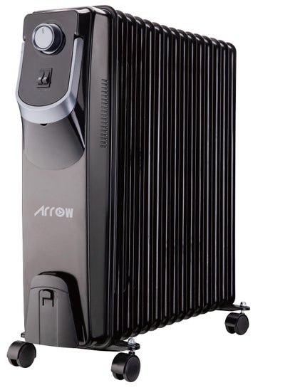 اشتري ARROW 11 FINS OIL FILLED RADIATOR HEATER 2500W | RO-11OHSB في السعودية