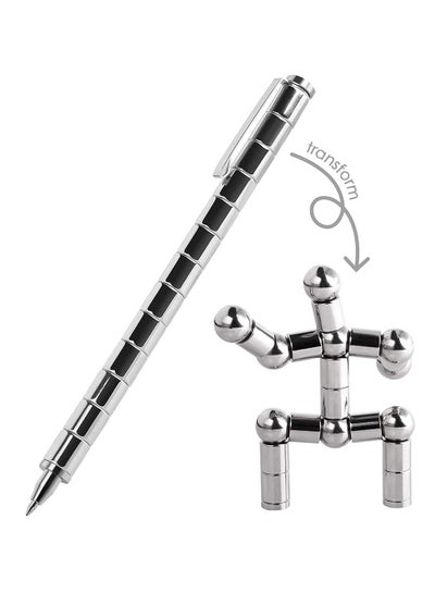 اشتري Toy Pen Stylus Decompression Metal Multifunctional Deformable Writing Pen Eliminate Pressure Fidget Toy Gift for Kids or Friends في الامارات