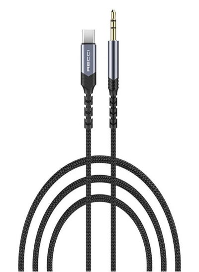 Buy Recci Type-C to 3.5mm AUX Audio Cable in Egypt