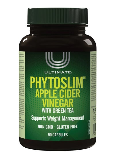 Buy Phytoslim Apple Cider Vinegar with Green Tea Capules 90's in UAE