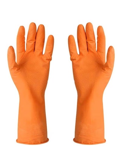 Buy Multifunctional Cleaning Gloves Orange M in Egypt