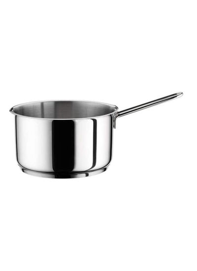 Buy Hascevher Stainless Steel Milk Pot With Heat Resistant Steel Handle in UAE