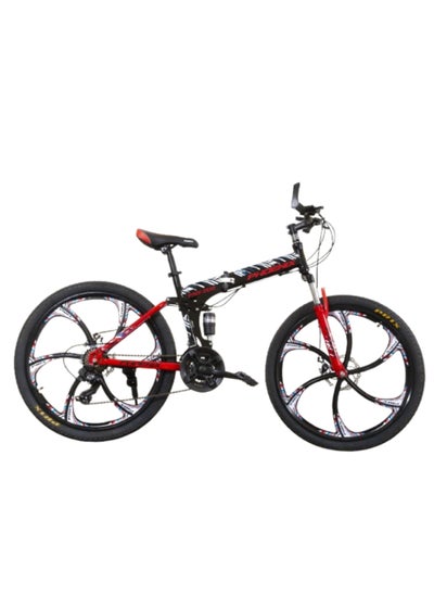 Buy Phoenix Bike 2620 Foldingbike, 21 Speeds, 26 inches inches, Double suspension Steel in Egypt