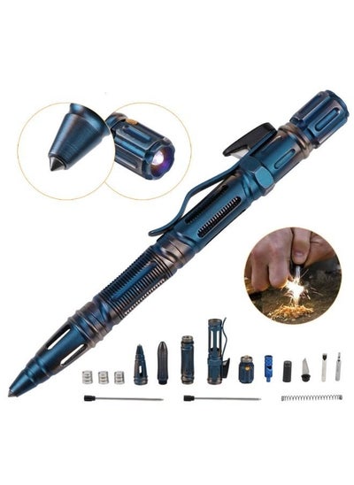 Buy Tactical Pen – Self Defense Pen & Multi-tool Pen - Flashlight Survival Pen for Men & Women in Saudi Arabia