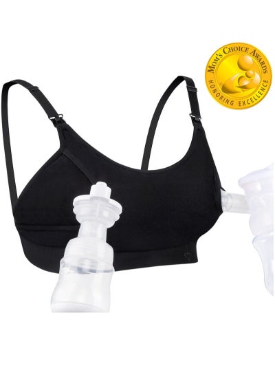 Buy Hands Free Pumping Bra, Adjustable Breast-Pump Holding and Nursing Bra in UAE