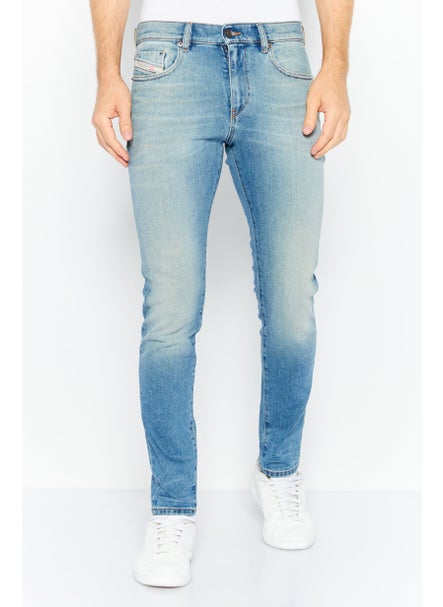 Buy Men 2019 D Strukt Slim Fit Washed Stretchable Jeans, Blue in UAE