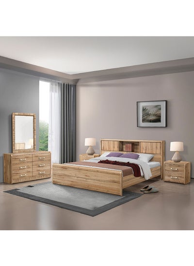 Buy Georgia 5-Piece King Bedroom Set 225 x 99.8 x 189.8 cm in Saudi Arabia