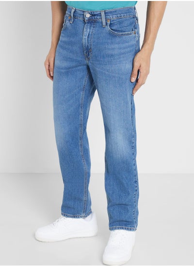 Buy Light Wash Relaxed Fit Jeans in UAE