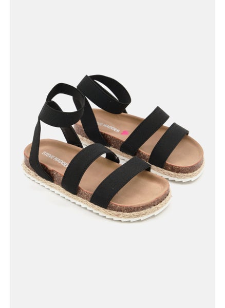 اشتري Kids Girl Slip On Casual Sandals, Black في الامارات