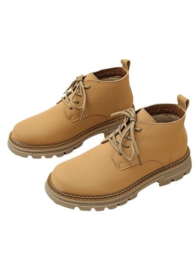 اشتري New Fashion Thick Sole Outdoor Short Boots في الامارات