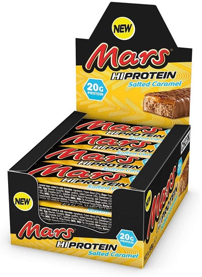 اشتري Mars Hi-Protein Bar Salted Caramel 12-Pack في الامارات