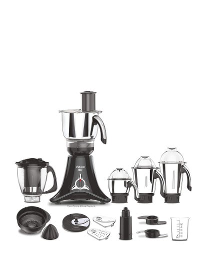 Buy Vidiem Vstar ADC Mixer Grinder 579A | Mixer grinder 750 watt with 5 Jar in-1 Juicer Mixer Grinder | 5 Leakproof Jars with self-lock,for Wet and Dry Spices,Chutneys and Curries |Black in UAE