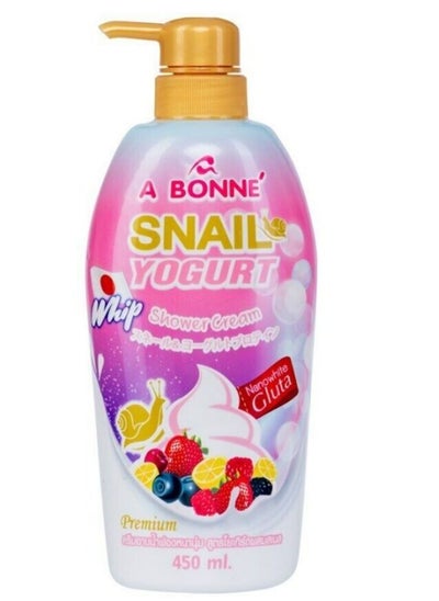 Buy Snail Yogurt Whip Shower Cream Body Wash 450ml in UAE