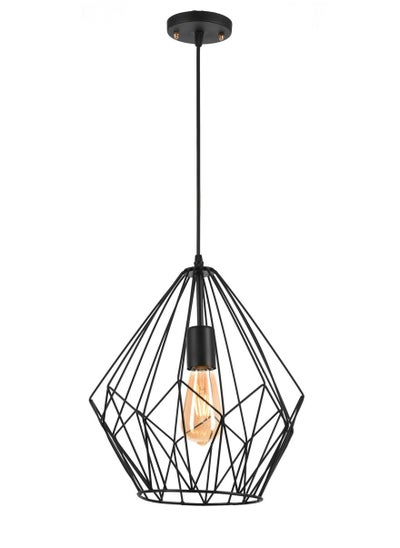 Buy Diamond fit pendant light  - Black (large) in Egypt