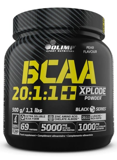 Buy Bcaa 20:1:1 Xplode Powder 500 Grams, Pear in UAE