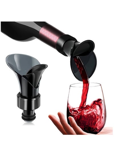 اشتري Wine Stopper, 2 in 1 Wine Pourer Stoppers, Flower Wine Aerator Pourer, Silicone Bottle Pourers for Alcohol, Reusable Leakproof Wine Preserver Keep Fresh, Wine Accessories Gifts for Women Men في الامارات