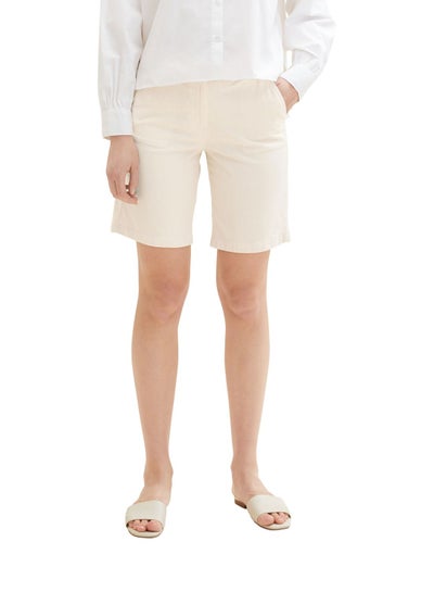 Buy Pocket Detail High Waist Shorts in UAE