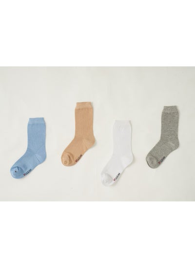 Buy Kids Boys Socks - 4 pieces - Color and Print May Vary in Egypt