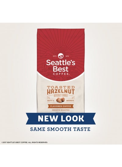 اشتري Seattle'S Best Coffee Toasted Hazelnut Flavored Medium Roast Ground Coffee, 12 Ounce (Pack Of 1) في الامارات