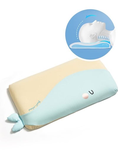 Buy Memory Foam Pillow with Cooling Cover–Soft Breathable Flat Thin Toddler Pillow for Kids in UAE