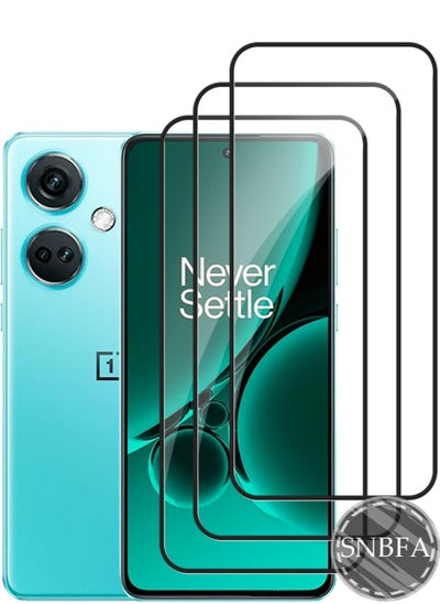 Buy 3 PCS Tempered Glass Screen Protector for OnePlus Nord CE 3 Lite, [9H Hardness] [Bubble Free] [Shatterproof][Anti Scratch ] Clear in Saudi Arabia