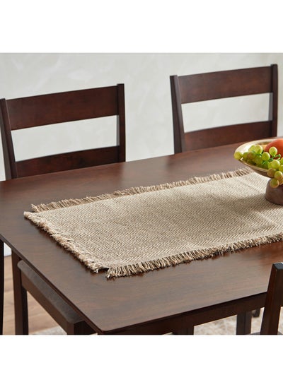 Buy Natura Aish Jute Cotton Runner 35 x 120 cm in UAE