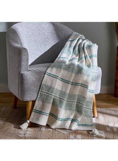 Buy Cancun Stripe Woven Throw 170 x 130 cm in Saudi Arabia