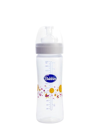 Buy Bubbles Classic feeding bottle without hand 270ml White in Egypt